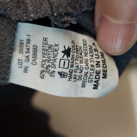 SOFT SURROUNDINGS Floral Renaissance Long Sleeve Asymmetrical Tunic Top - Picture 11 of 12